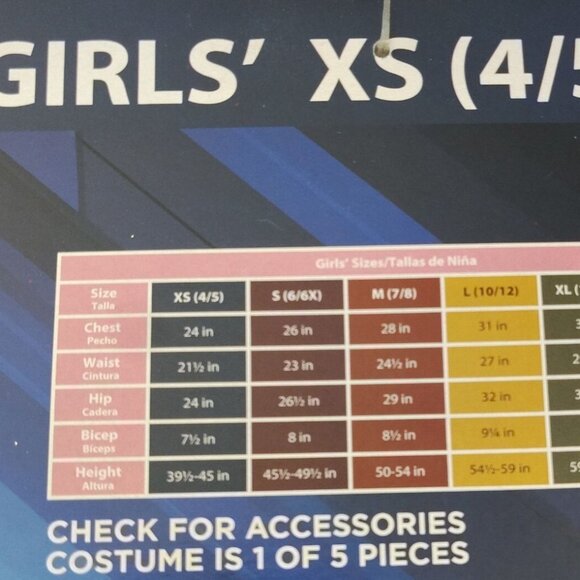 Rubies DC Comics Girls XS Wonder Woman Complete Halloween Costume - Picture 9 of 9